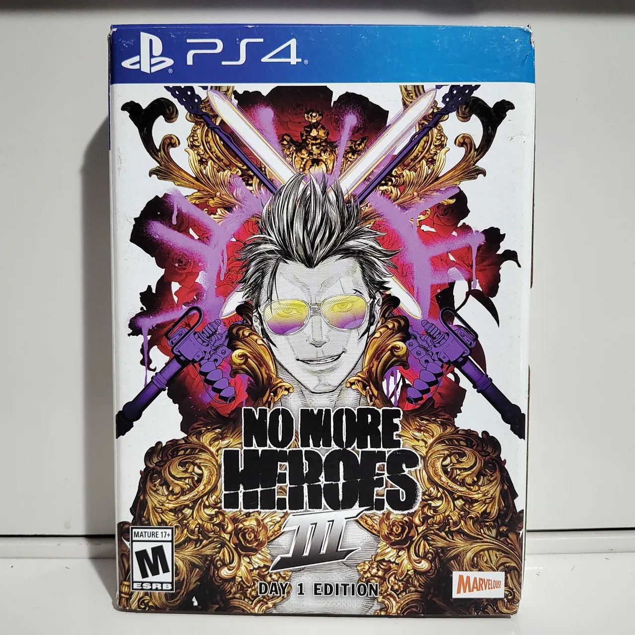 No More Heroes 3 Day 1 Edition PS4 Box Completa Playstation 4 Seminovo