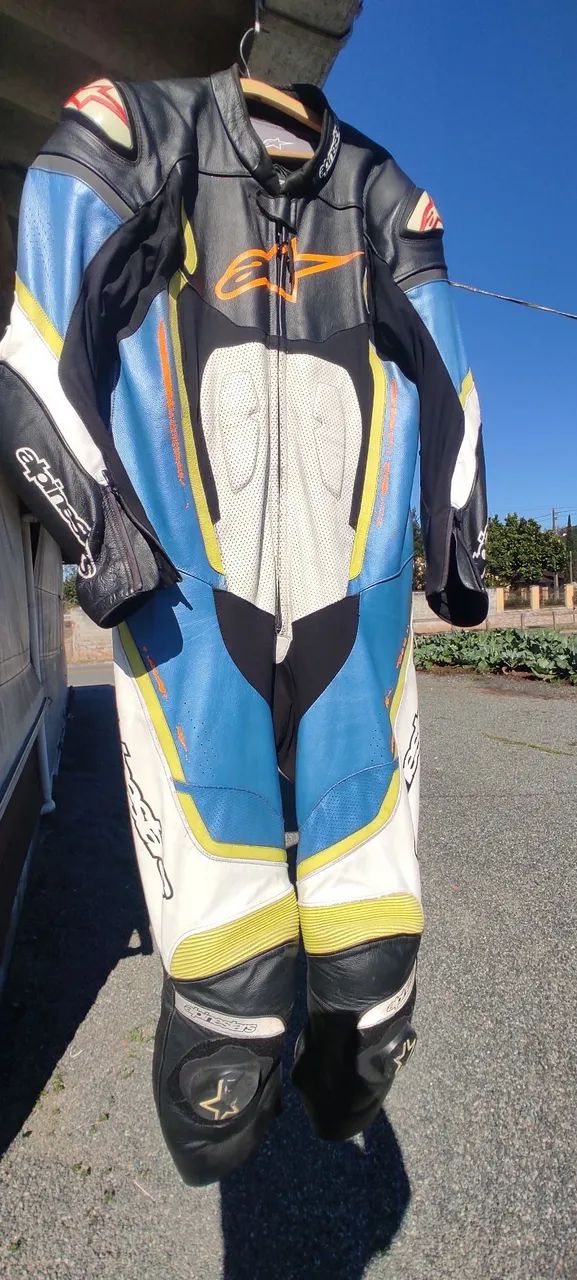 Macacão Alpinestars Couro Moto - Foto 4