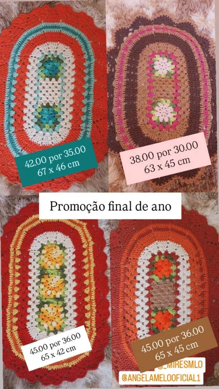 Tapetes de crochê  - Foto 2