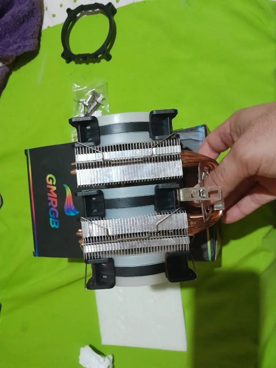 Arte cooler 3 fans seis tubos RJB semi-novo  - Foto 2