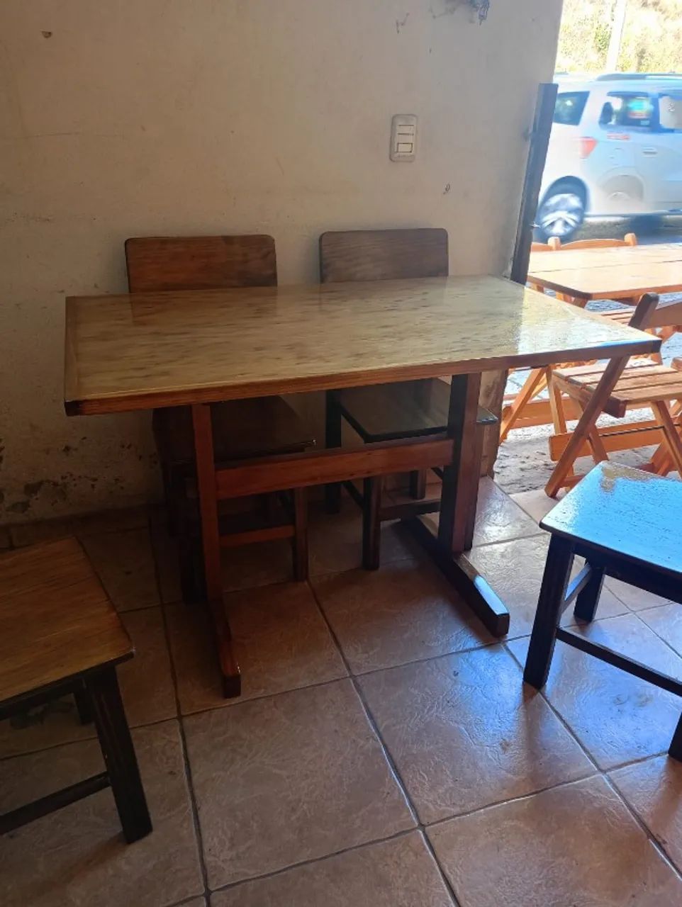 Mesas de restaurante 1,20x0,70- conjunto - Foto 2