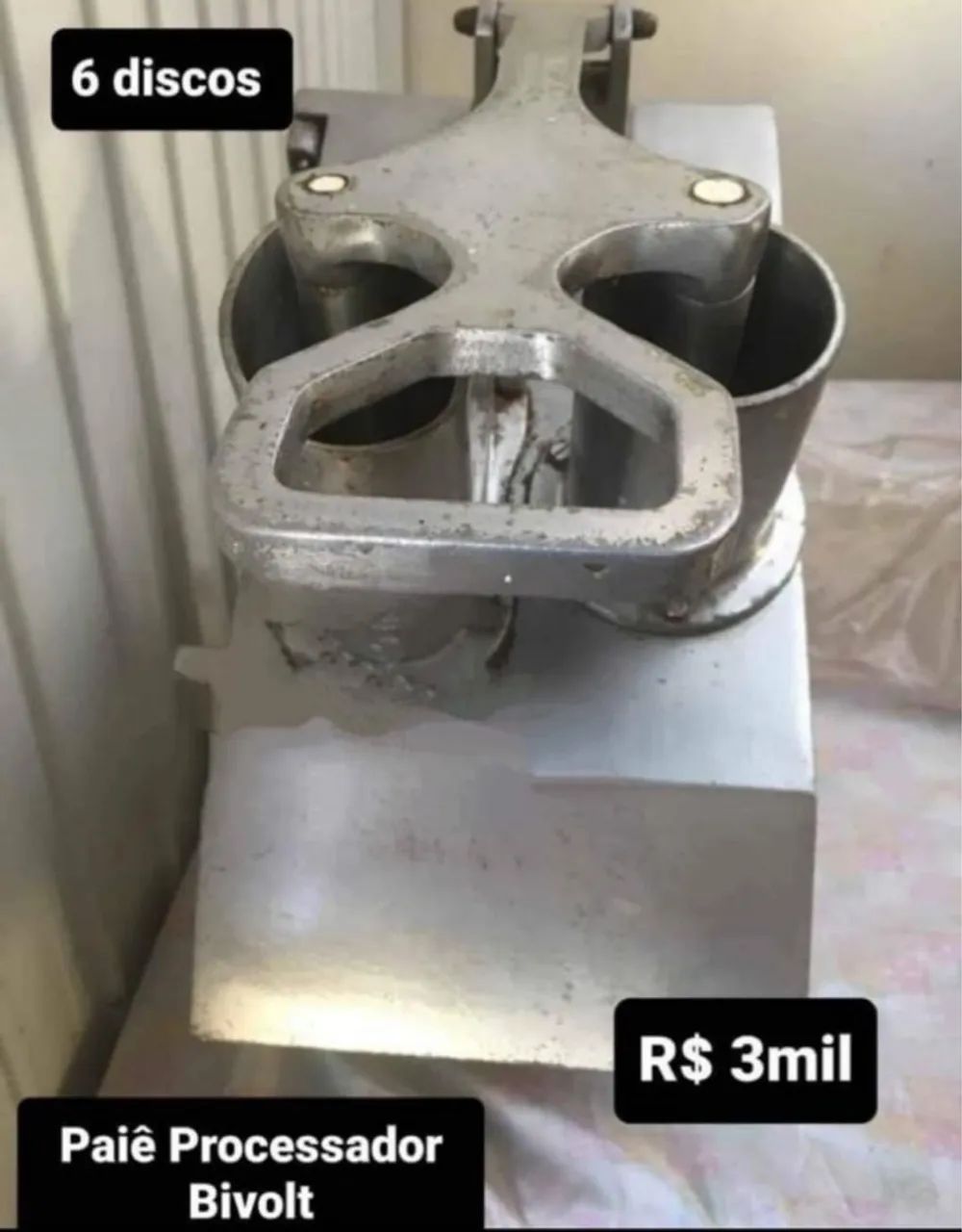 Processador de Alimentos Paíê Bivolt 6 Discos