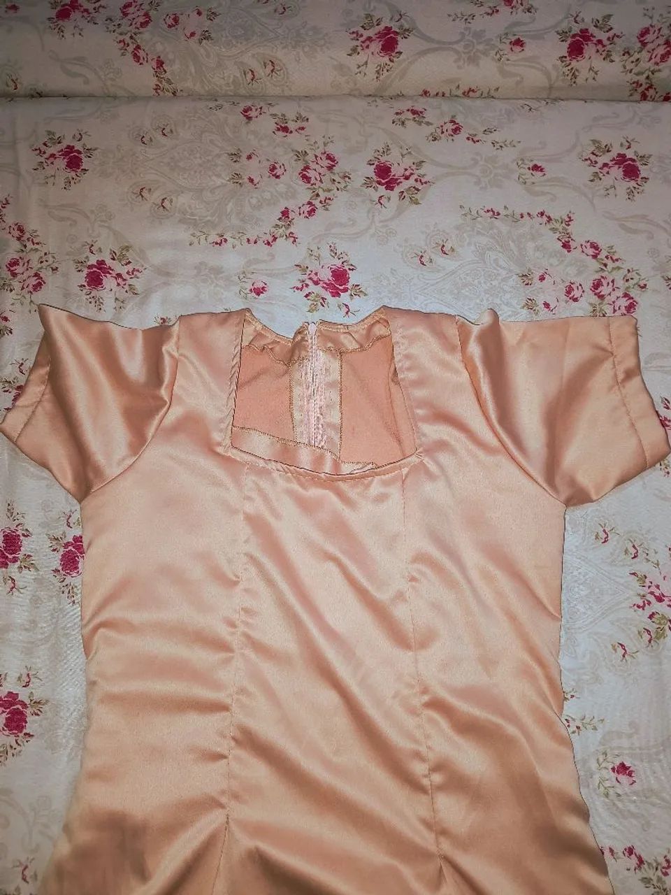 Vestido de Cetim Rosa - Foto 3