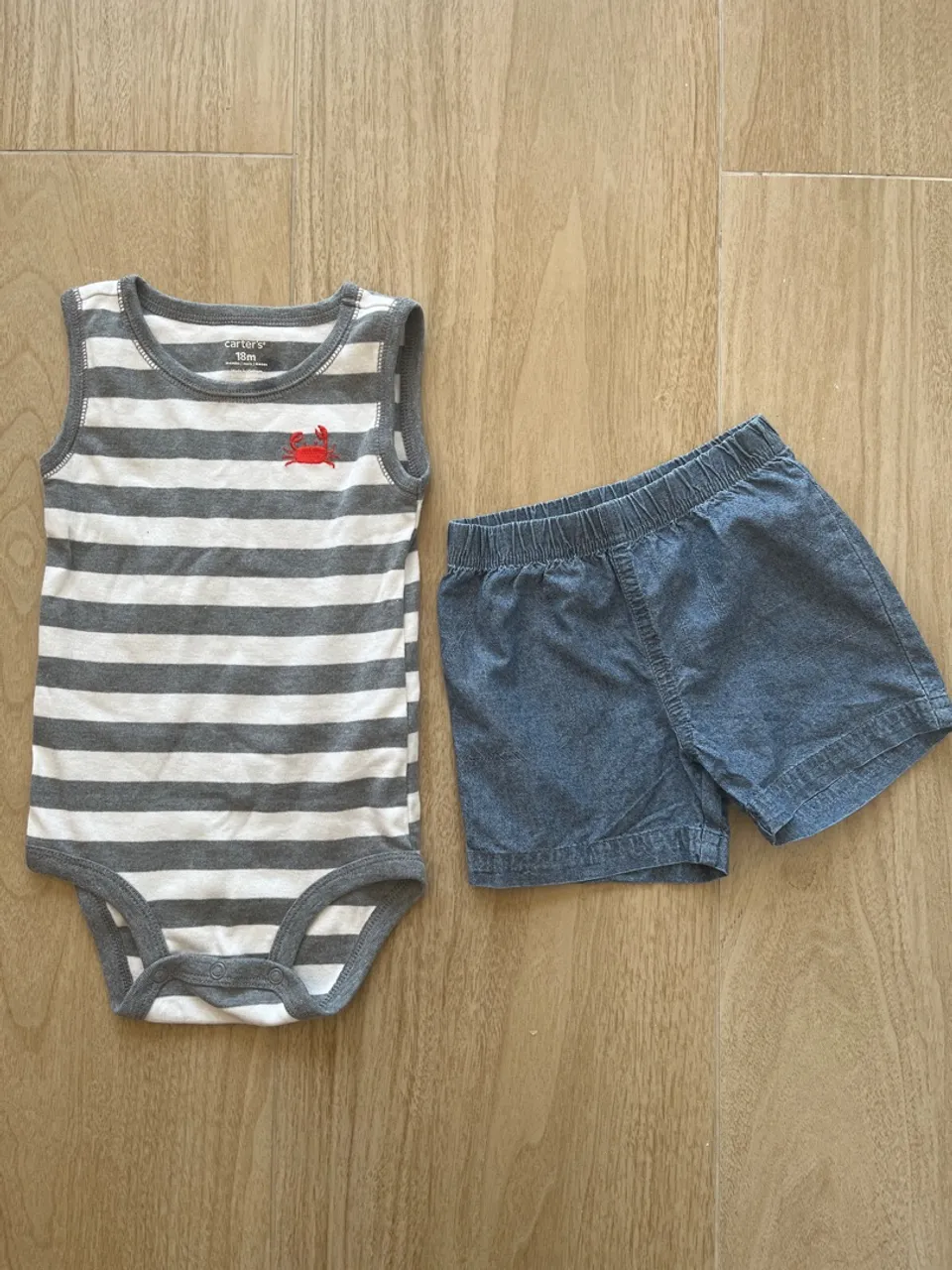 Conjunto Carters seminovo 18 meses OFERTA
