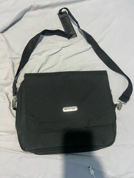 Bolsa transversal preta