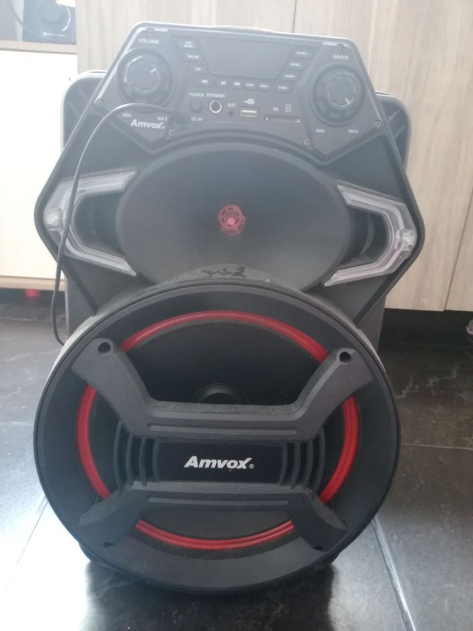Caixa de Som Amvox Strondo II 550w - Foto 3