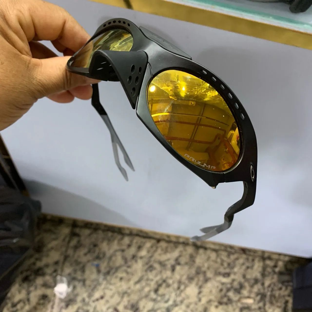 Plantaris Dourada Oakley Sunglasses