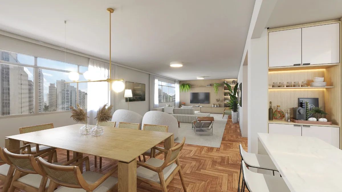 Apartamento tipo para venda com 3 quartos, sendo 3 suítes, 240m² - Foto 3