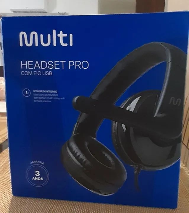 Fone / Headset Multi Headset Pro Com Fio USB