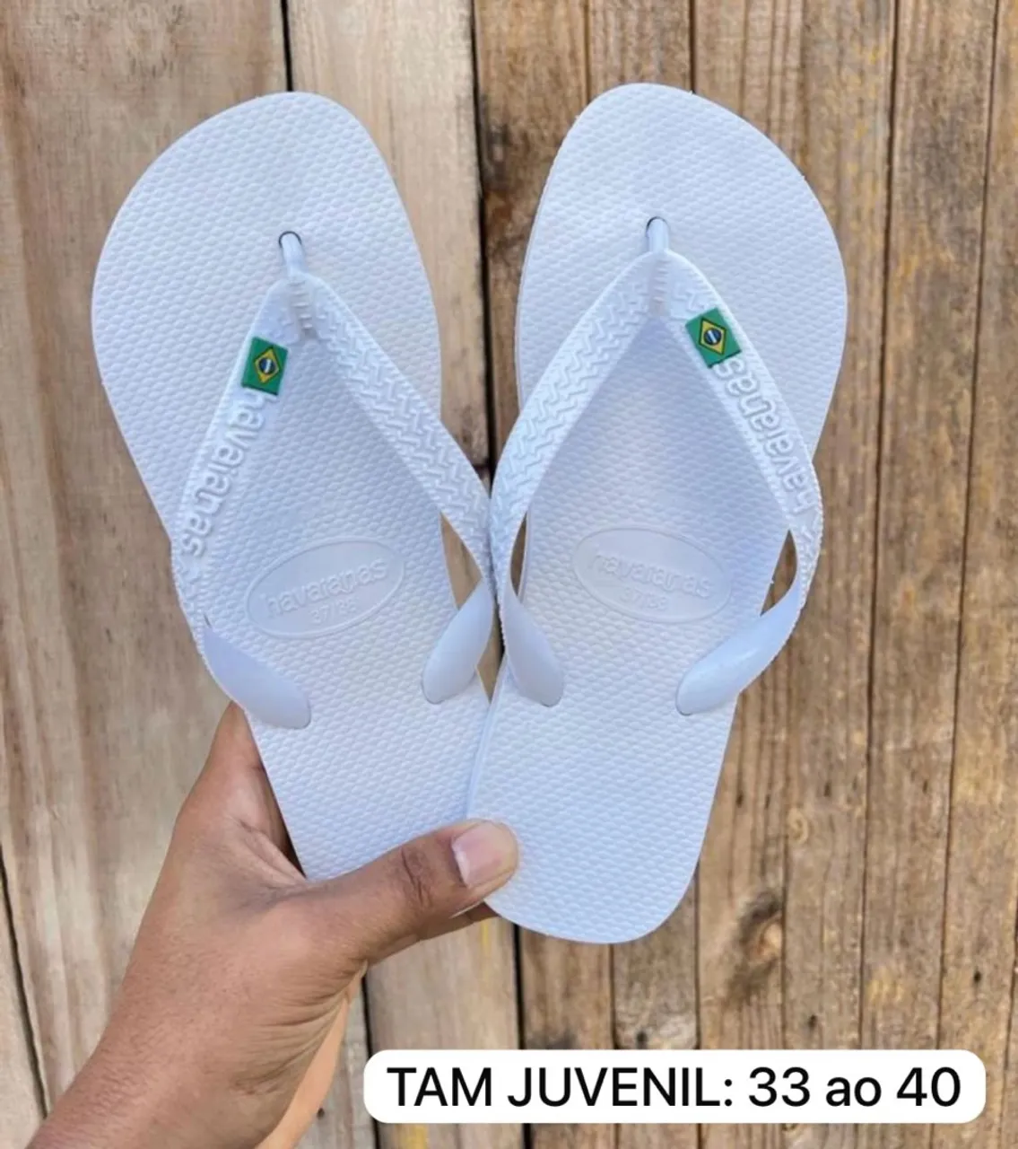 Chinelo Havaianas Branco - Tamanho 33 ao 44