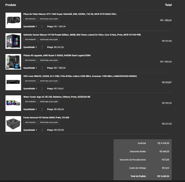 PC GAMER COMPLETO 32GB RYZEN 5 5600X GTX 1660 SUPER  - Foto 5