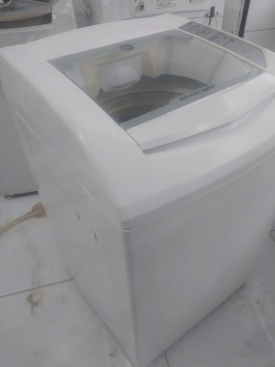 Máquina de lavar Brastemp 10kg cesto inox 