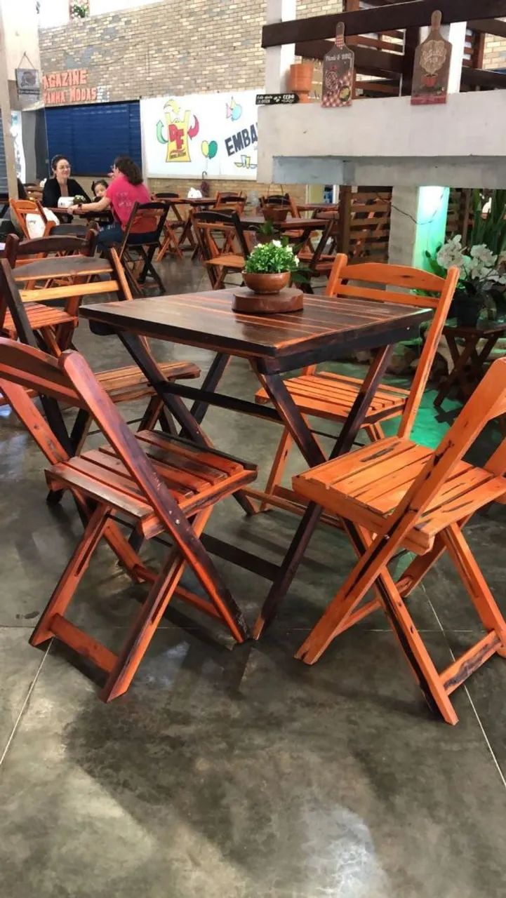 Mesas e cadeiras dobráveis  - Foto 3