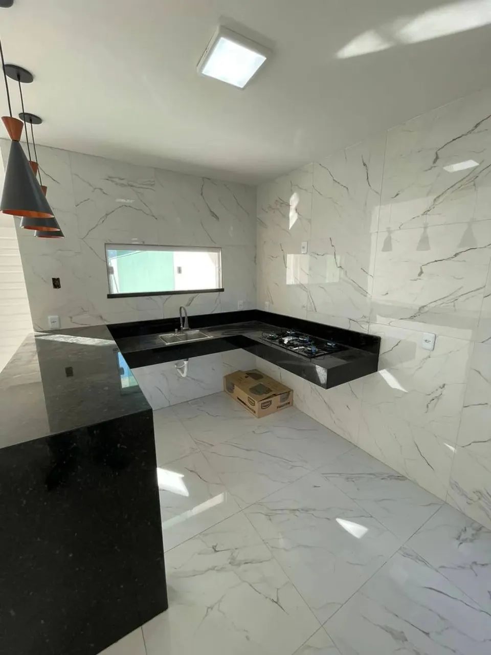 casa plana com 3 quartos suite com closet e pe direito duplo - Foto 12