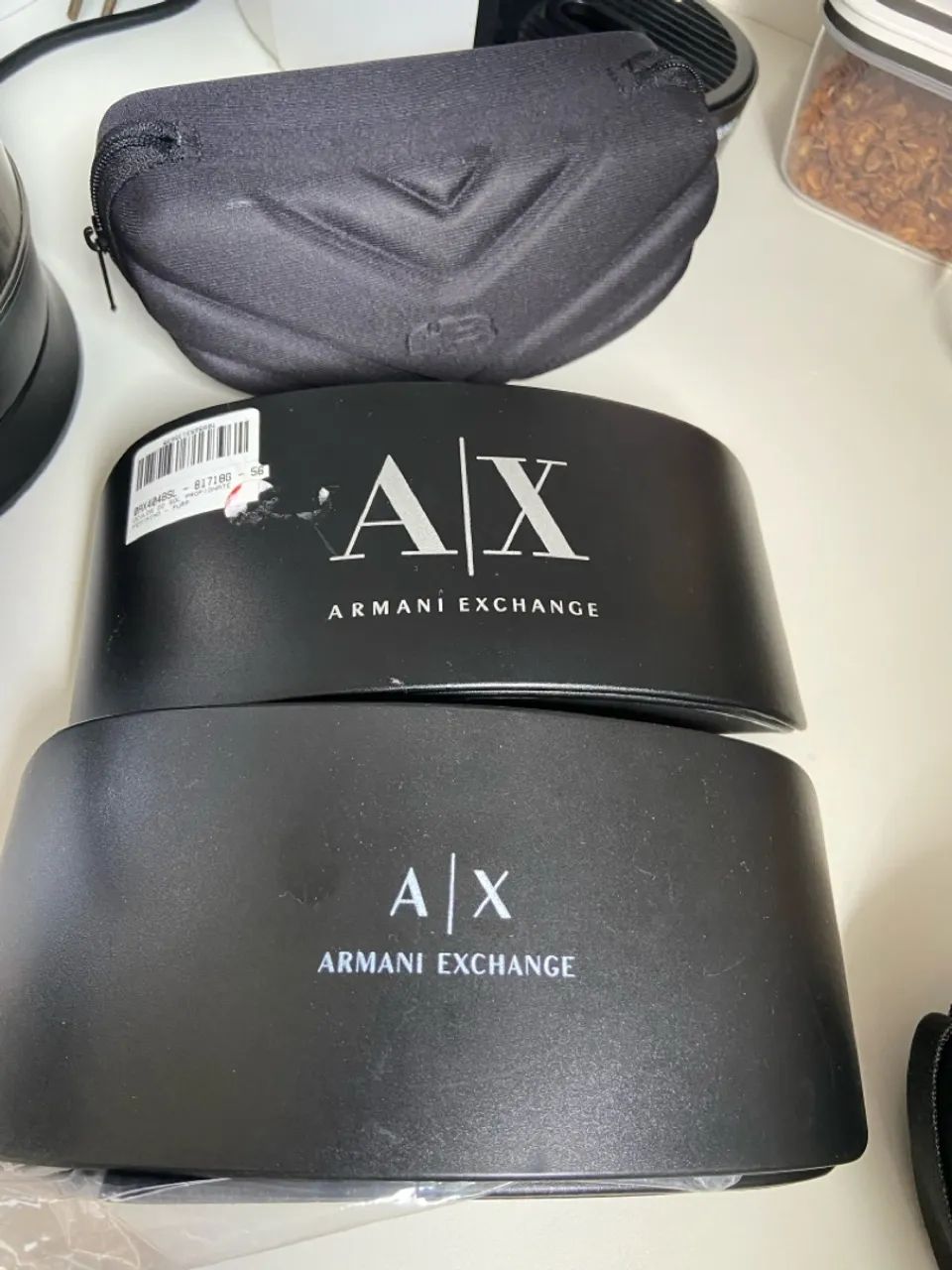 Caixa de óculos original Armani 