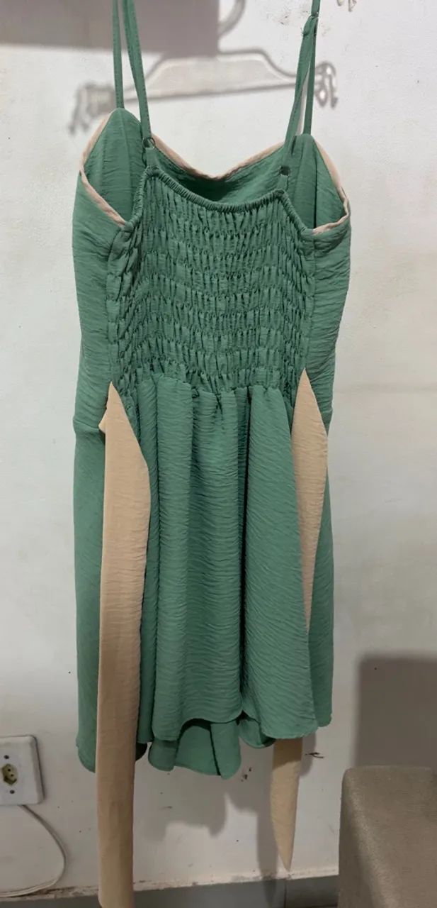 Vestido Rodado Verde com Laço  - Foto 3