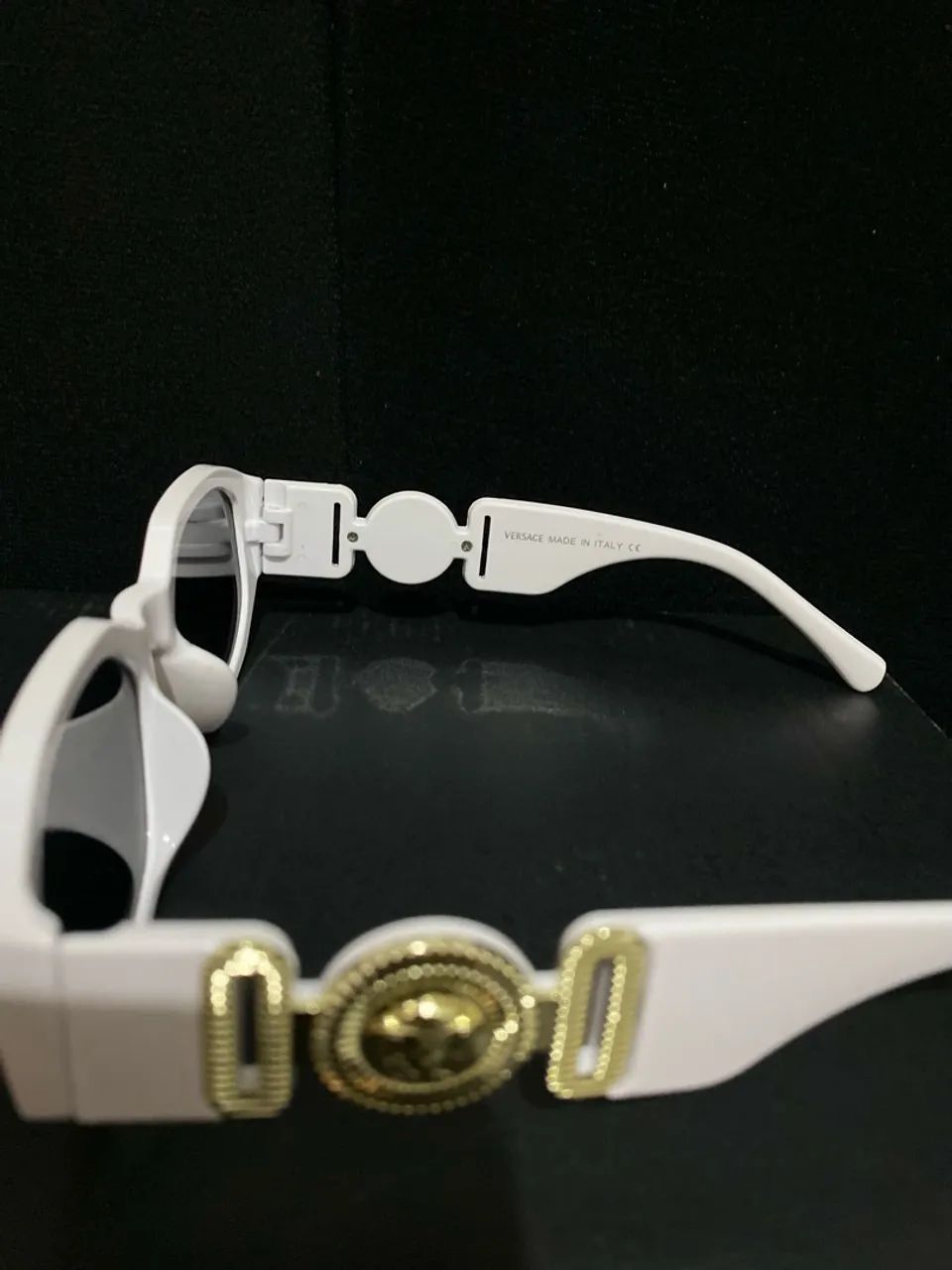Óculos de Sol Versace Medusa Biggie  Vintage  - Foto 3
