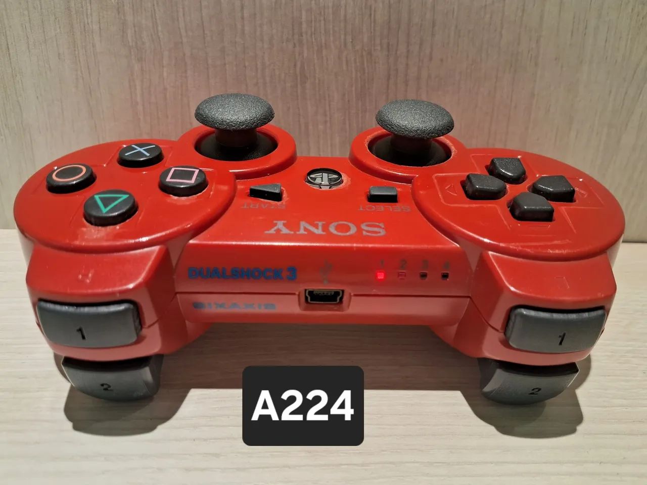 Controle Ps3 ORIGINAL Vermelho (A224) - Jogos de Vídeo Game