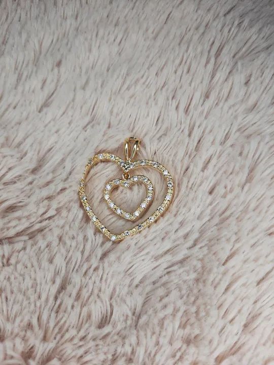 Pingente Coração com Pedras  - Foto 2