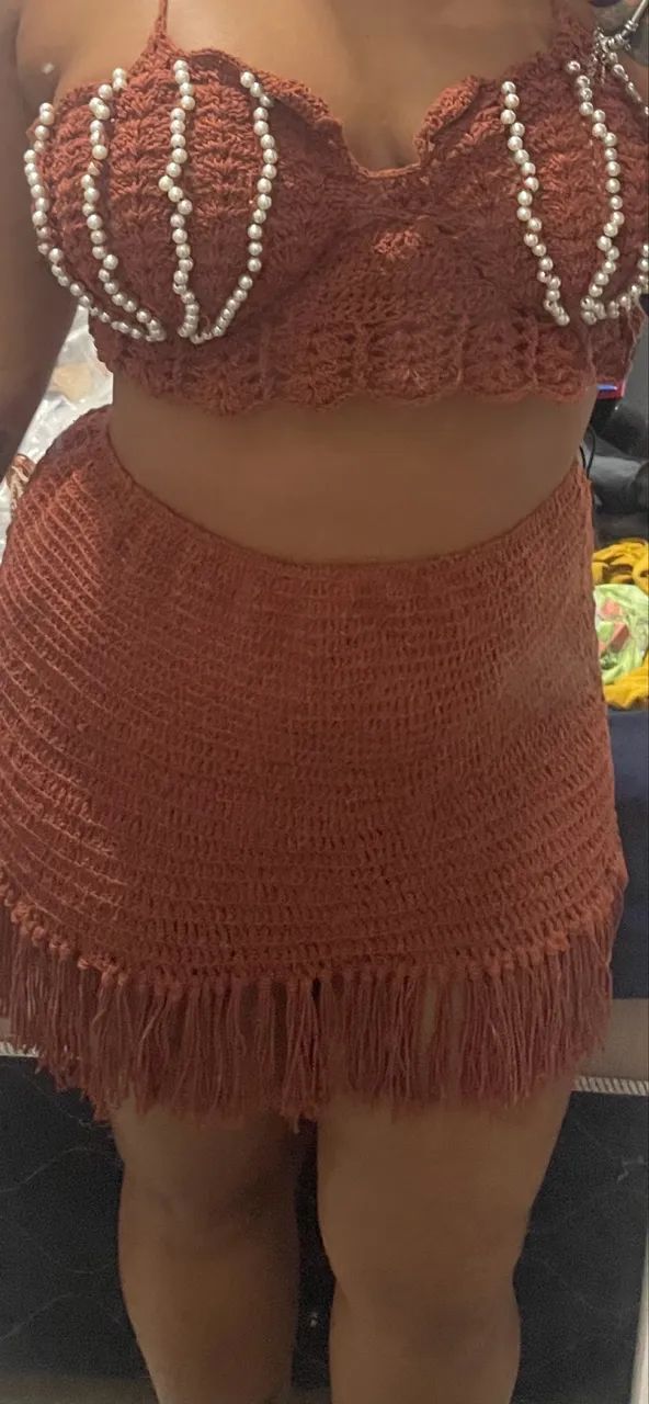 Conjunto crochê  - Foto 4