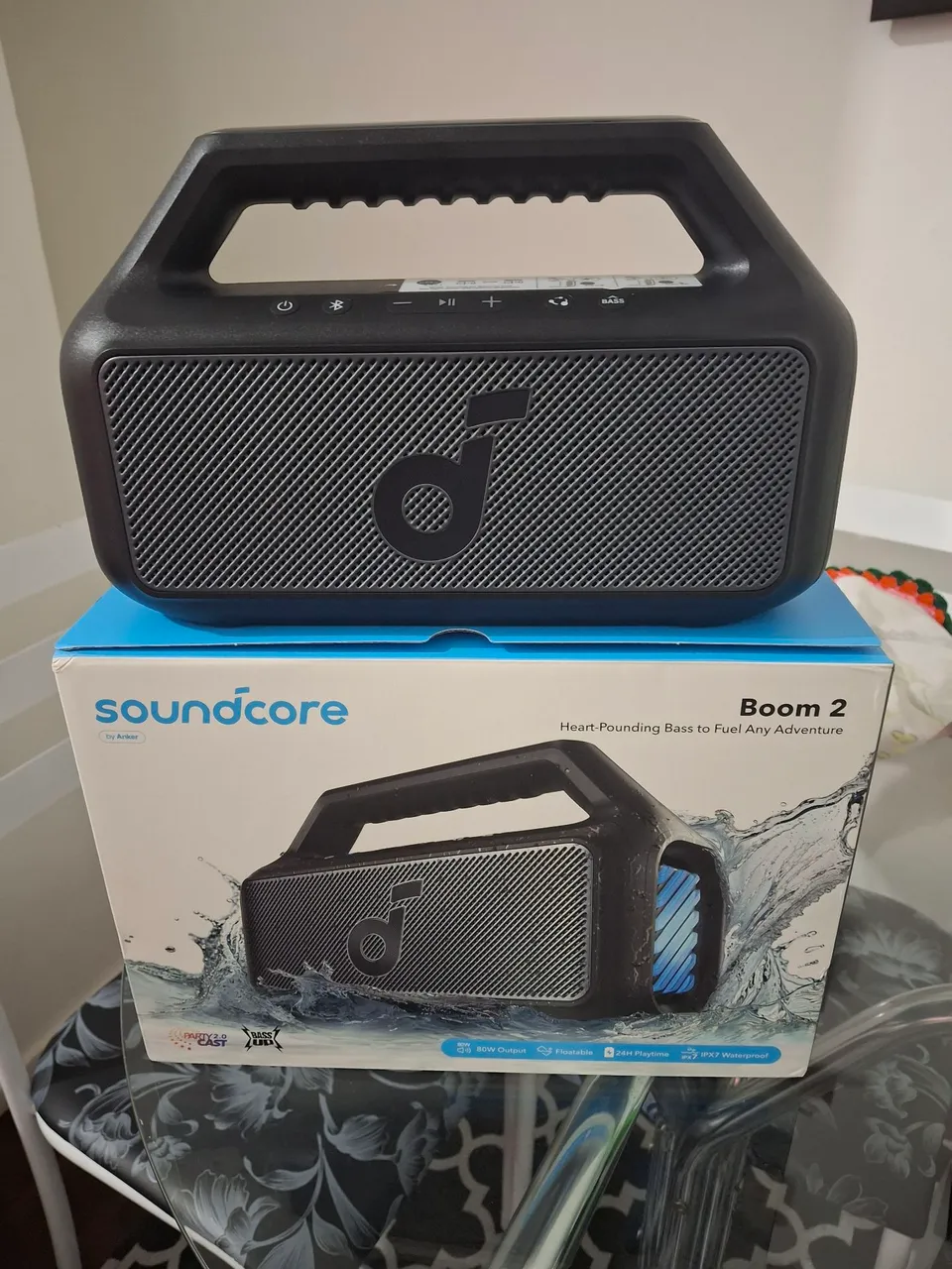 Caixa de Som Soundcore Boom 2 - 80W Bluetooth, pagamento somente no pix