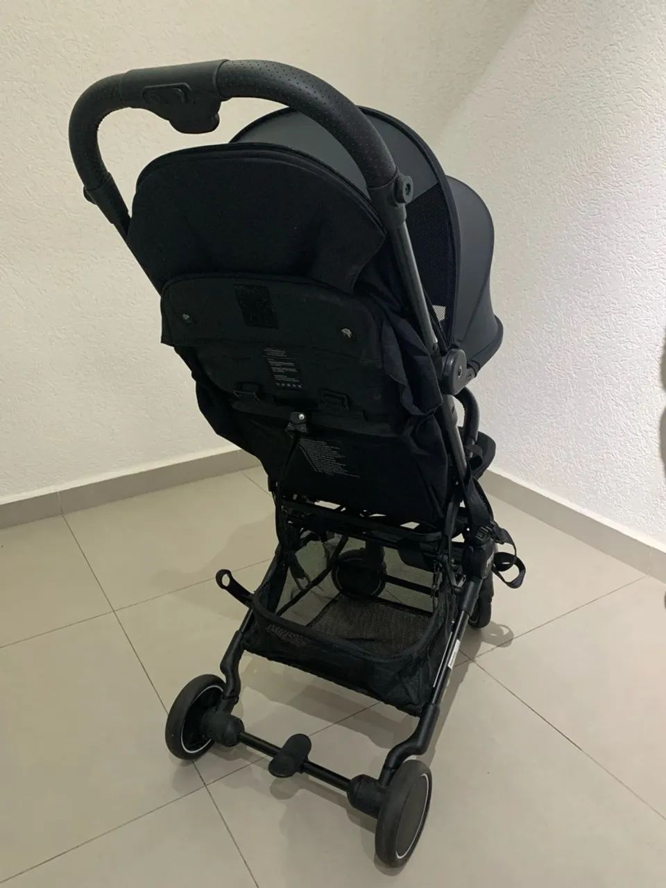 Carrinho de Bebê ABC Design Ping - Cor preto Coal (SemiNovo na Caixa)  - Foto 3