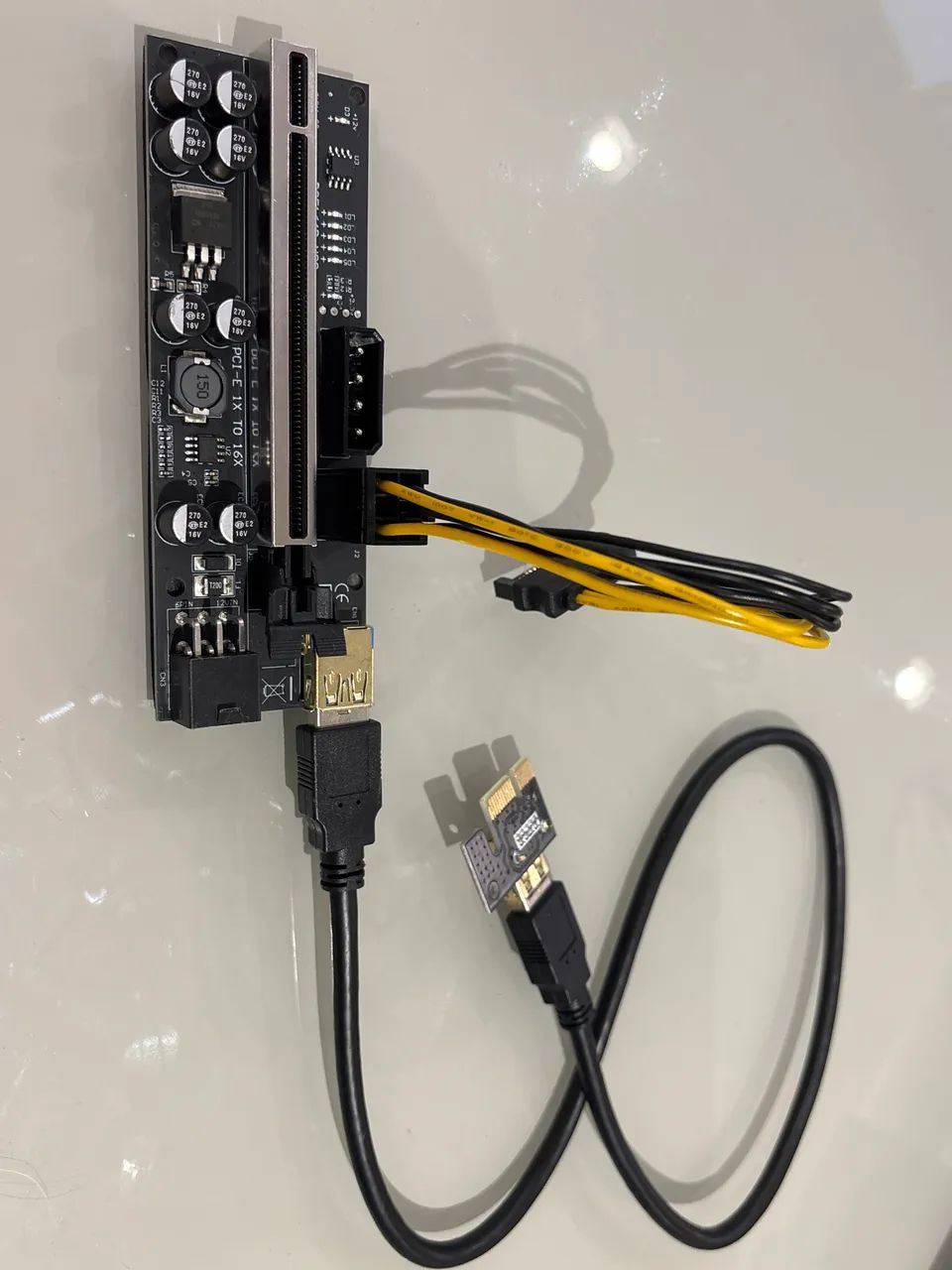 Kit 6 placas de extensão pcie x16 Riser V010x Pci-e  - Foto 2