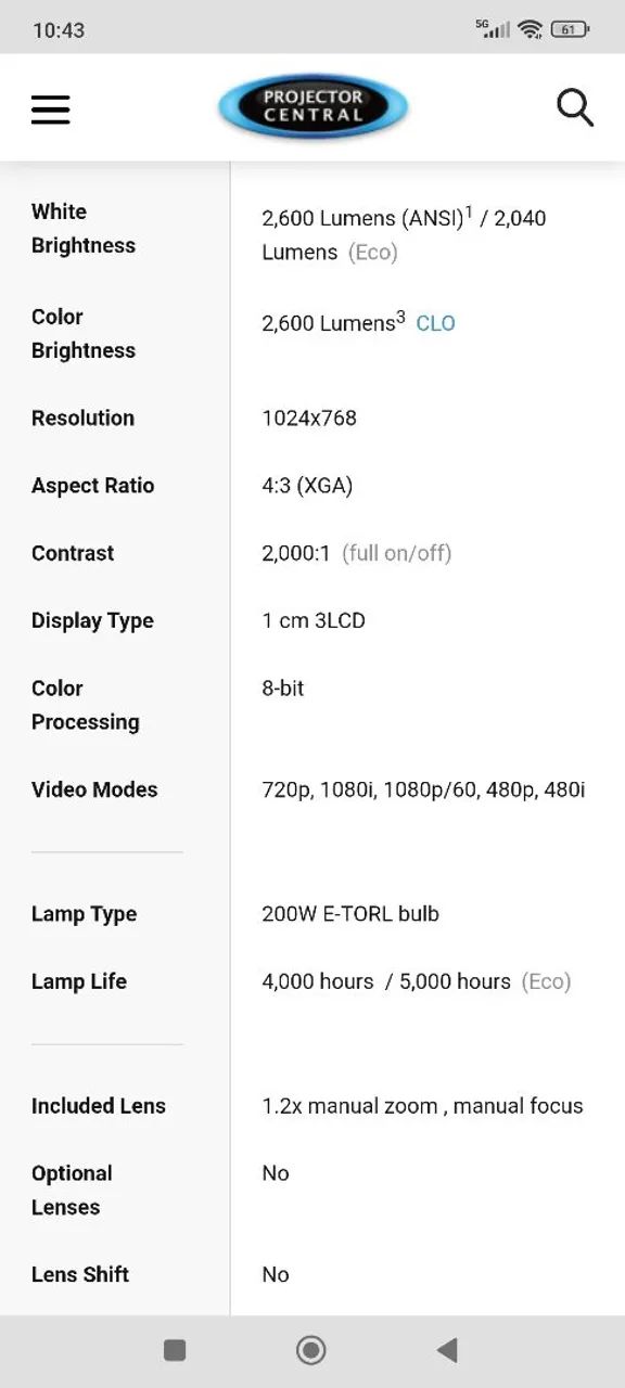 Projetor Epson X10 - Foto 2