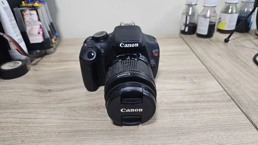 Câmera Canon Rebel T5 Completa - Kit Original e em Perfeito Estado! - Foto 3