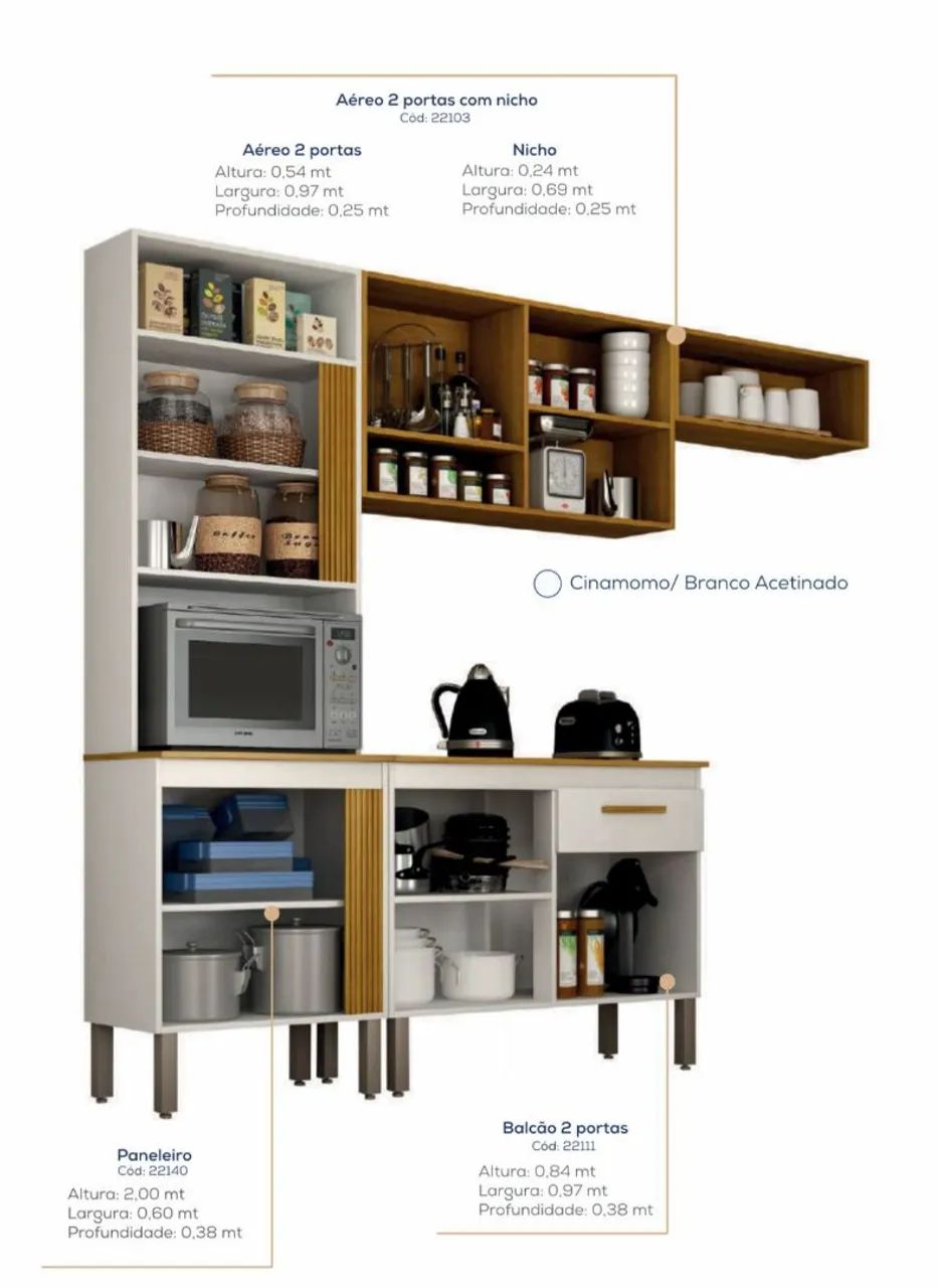 Armário de Cozinha modular dicasabh - Foto 4