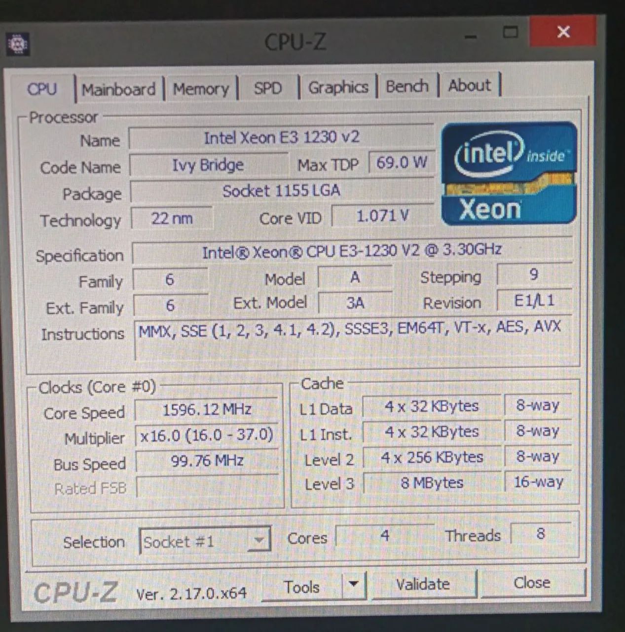 Xeon E3 1230v2 4c/8t 3.7ghz (i7 3770) - Foto 3