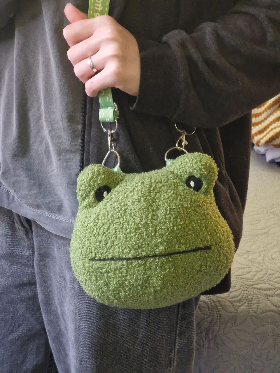 Bolsa Almofada Cute Frog