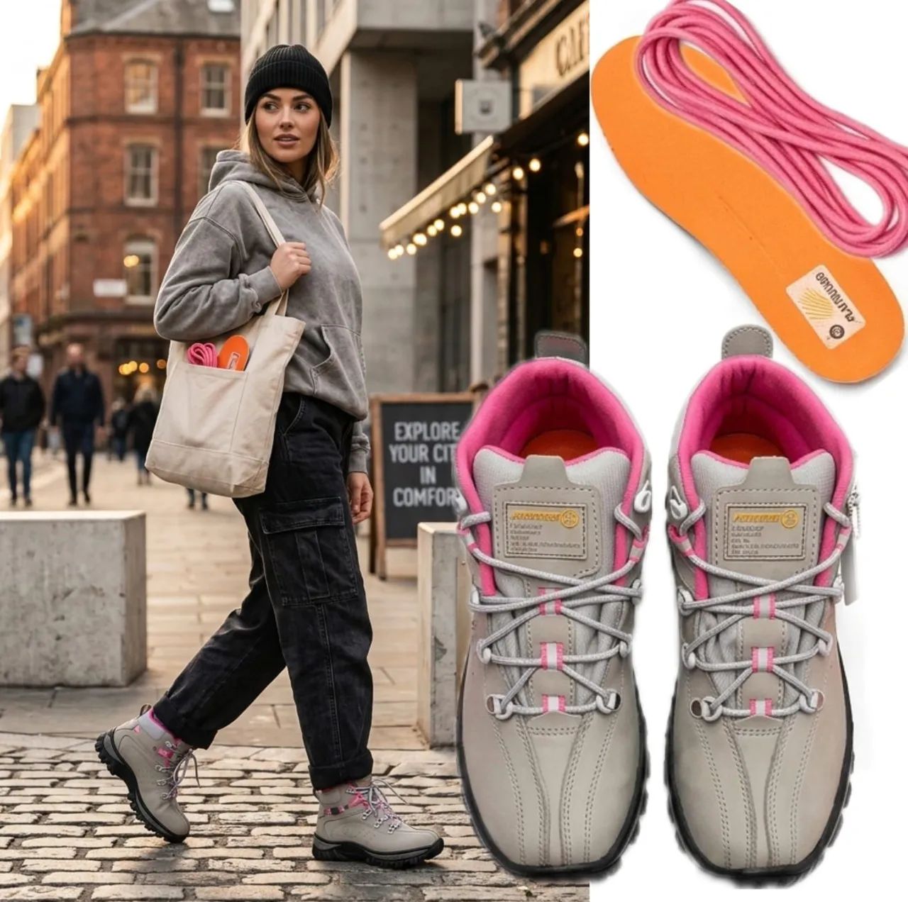 Bota Couro Nobuck PVC - Foto 2