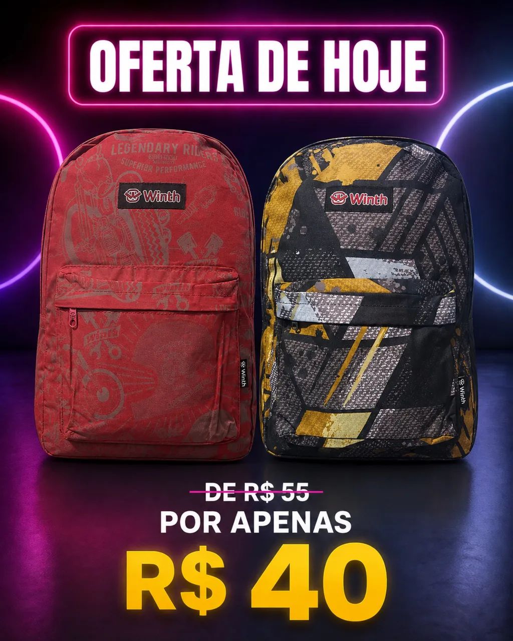 PROMOÇÃO - MOCHILAS Whith - Foto 3