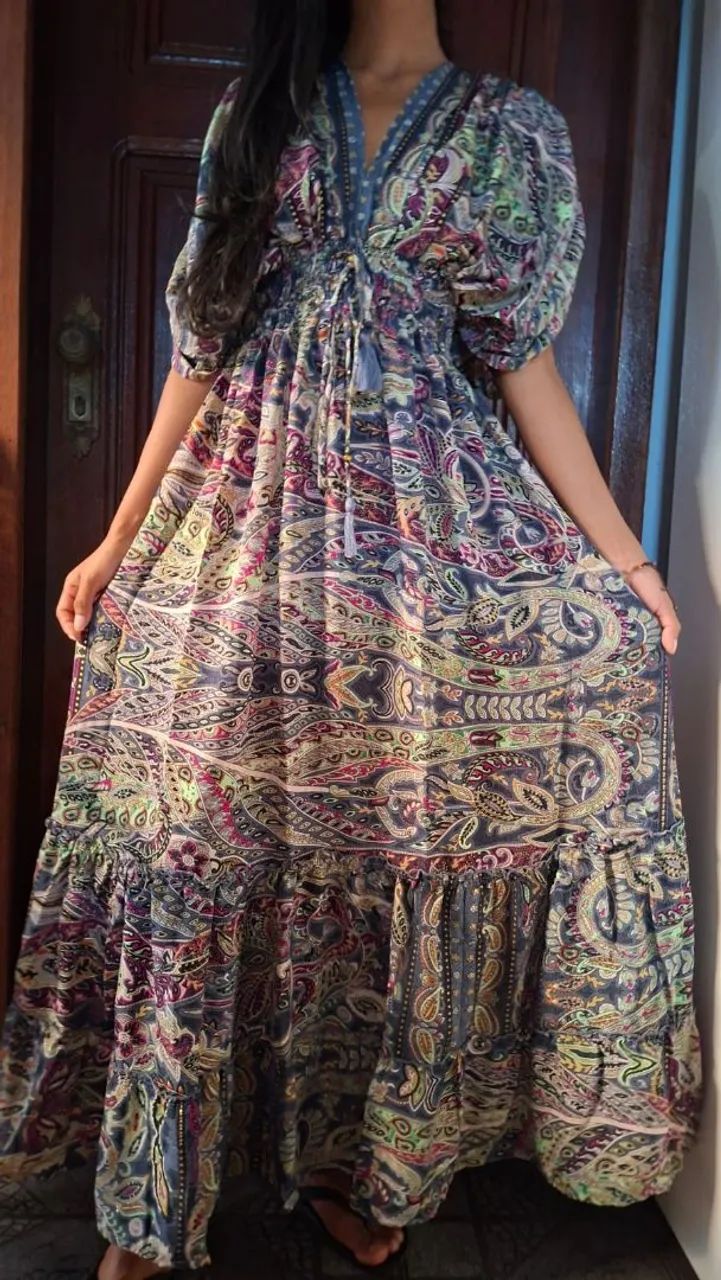 Vestido longo Indiano 