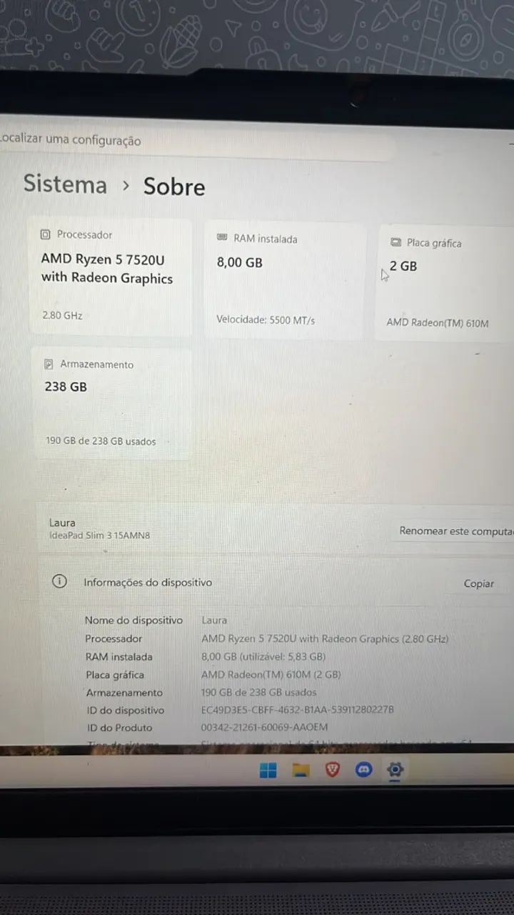 Notebook Lenovo - Foto 2