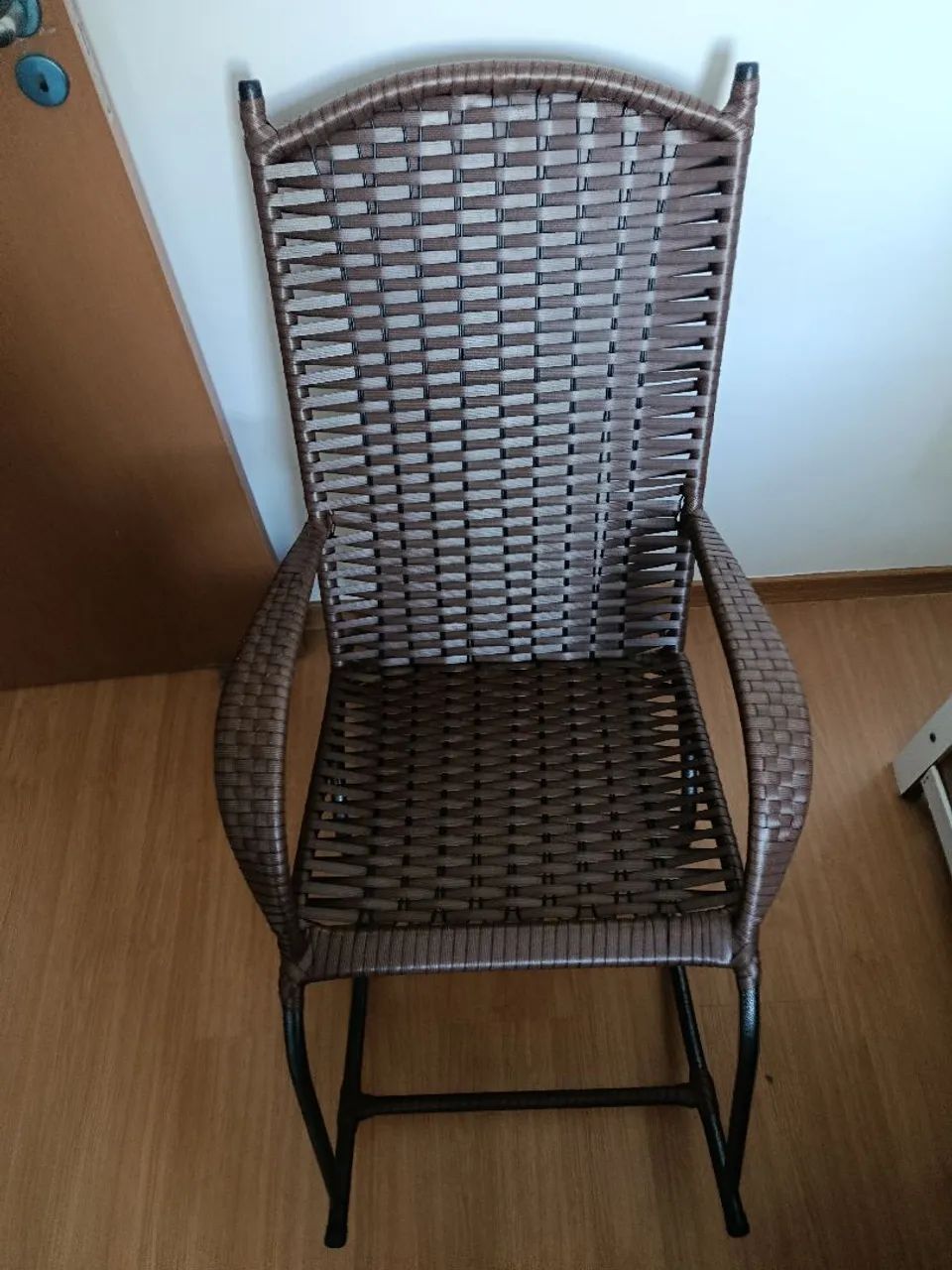 Cadeira de balanço de rattan - Foto 3