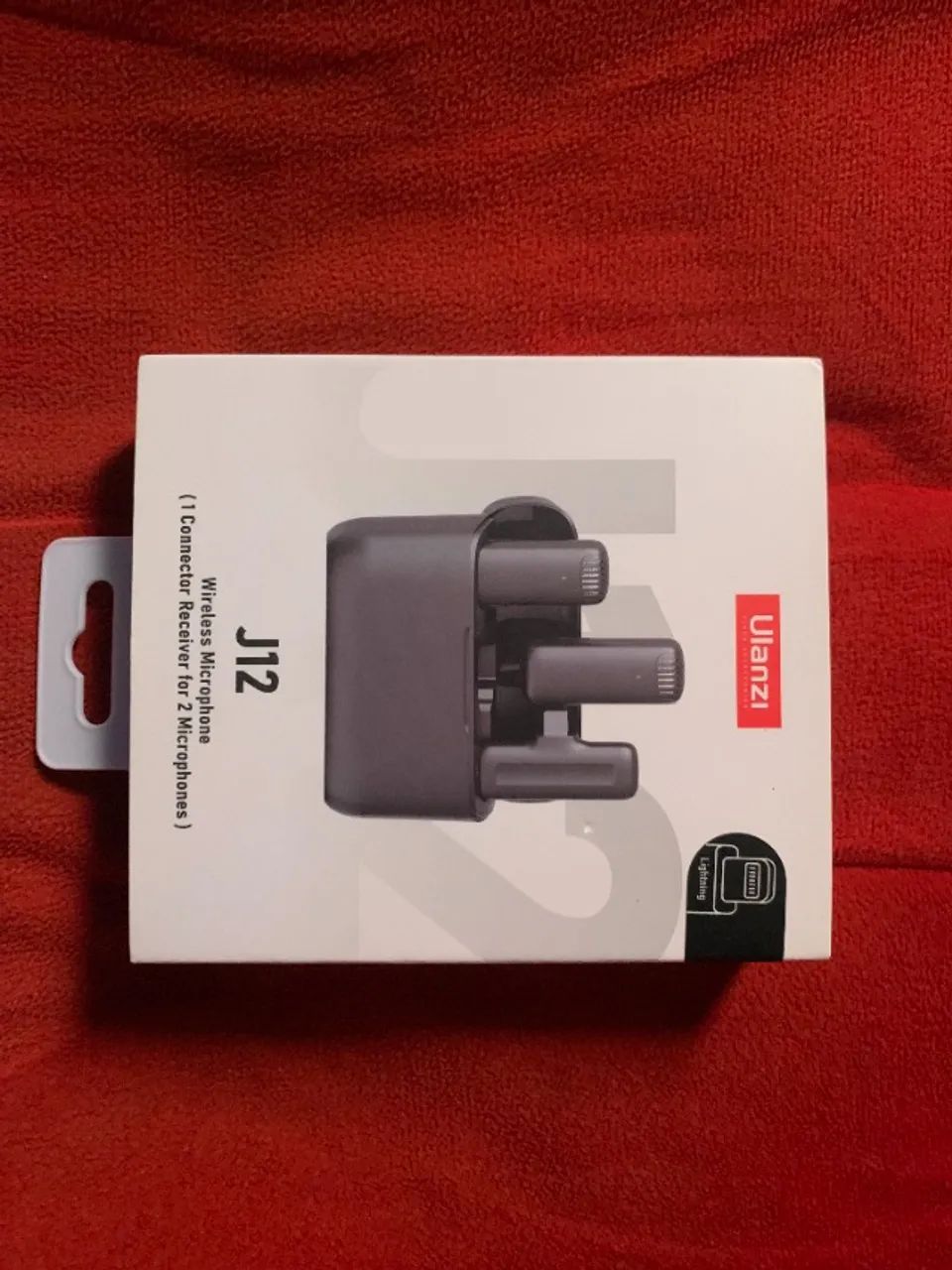 Microfone de Lapela Ulanzi j12 para iphone