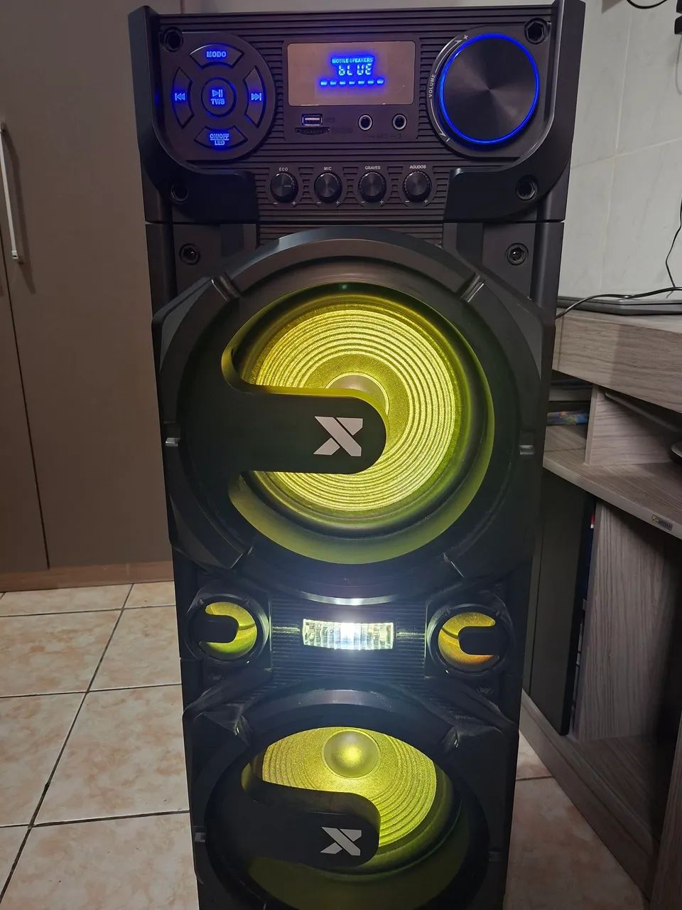 CAIXA DE SOM AMPLIFICADA LENOXX MODELO CA 5000 - Foto 3
