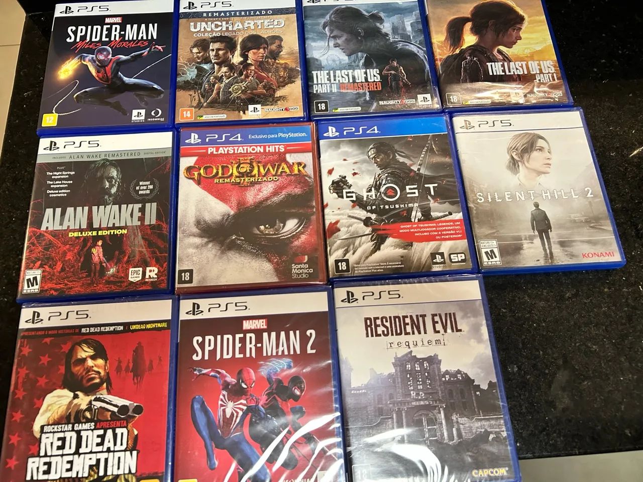  JOGOS PS4 E PS5 - ALGUNS LACRADOS