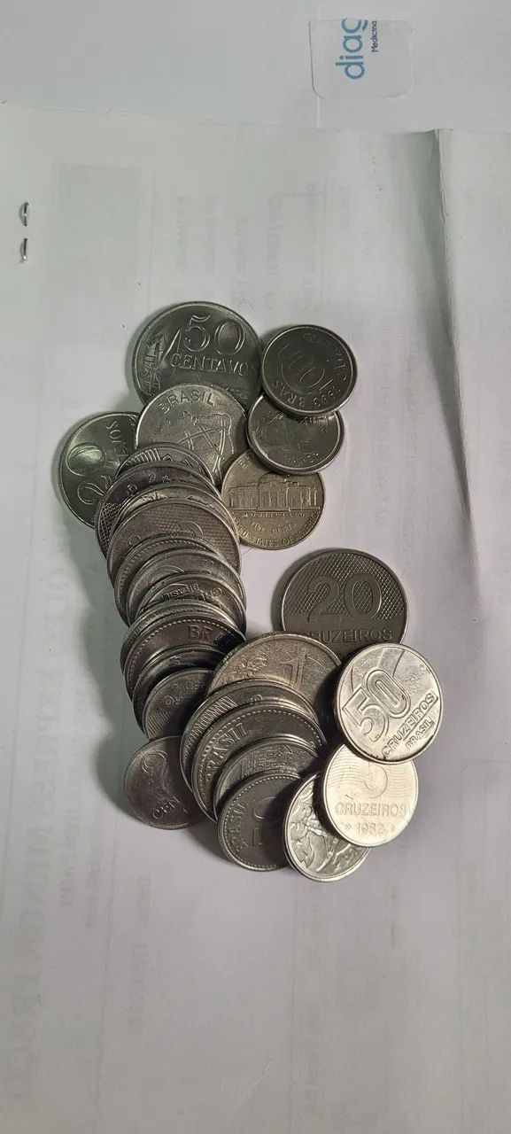 Lote moedas antigas 