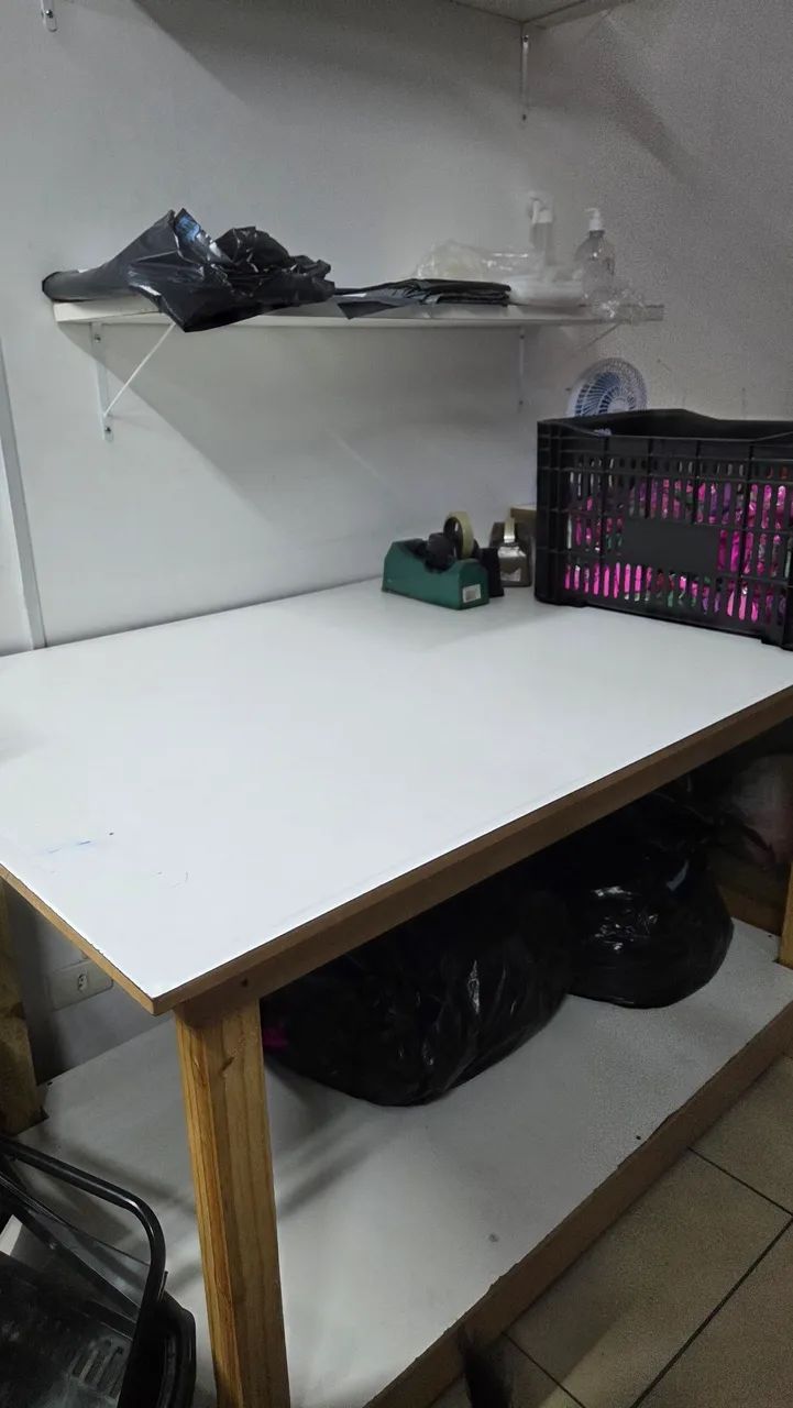 Mesa de Trabalho Bancada E-commerce Loja - Foto 3