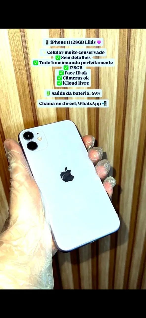 iPhone 11 128GB Lilás - Muito Conservado - Sem Detalhes - Foto 2