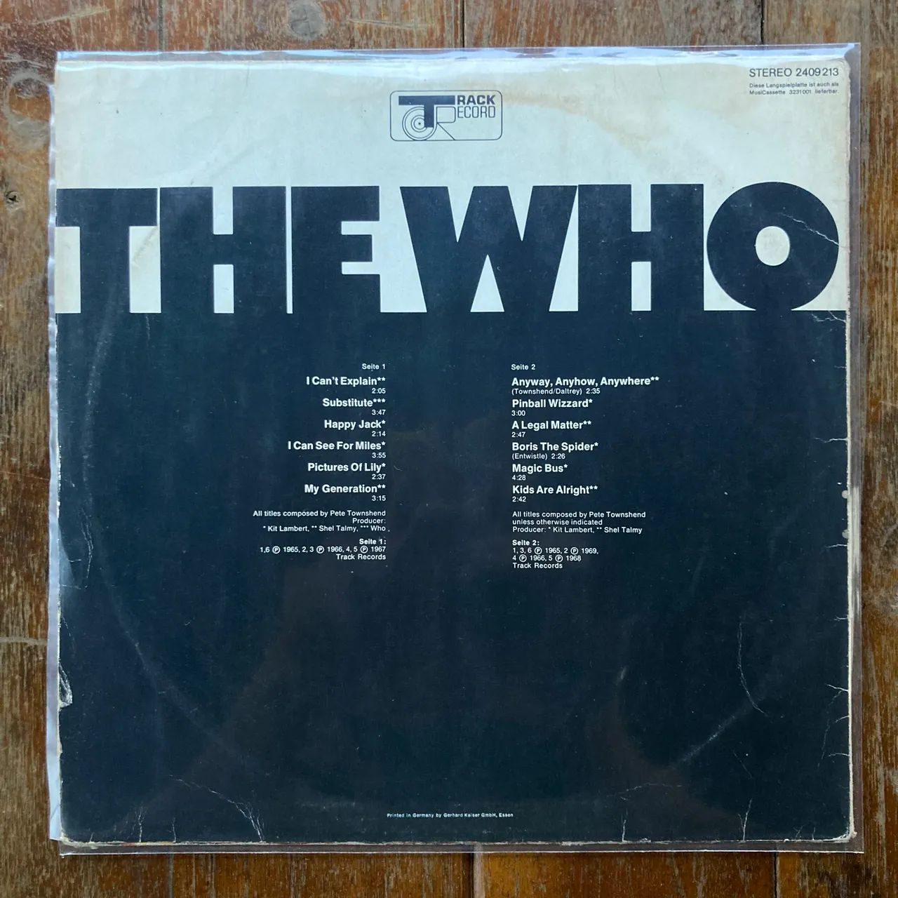 Lp The Who, I can't explain Printed in Germany RARO 1967 - Foto 2