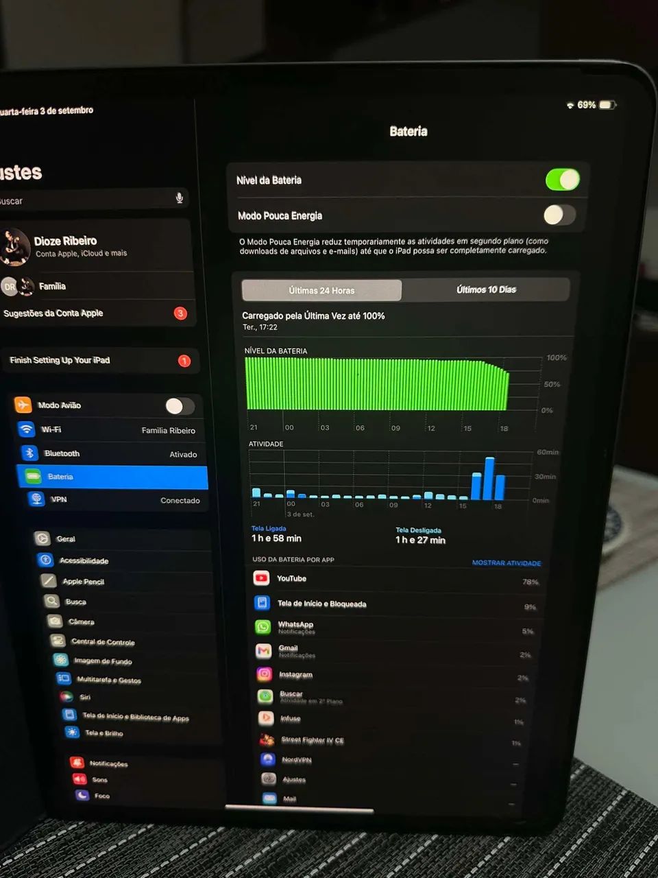 iPad Pro 3 geração 12,9 - 512GB  - Foto 2