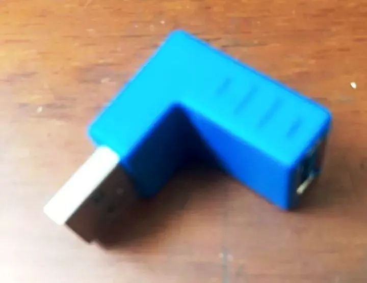 Adaptador Usb 3.0 90 Graus Macho e Femea - Foto 5