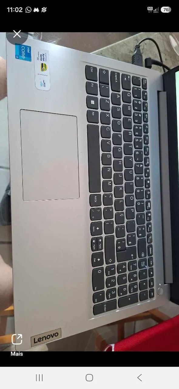  I3 Lenovo ,Décima Terceira geração, novíssimo, com nota, caixa e acessórios  - Foto 3