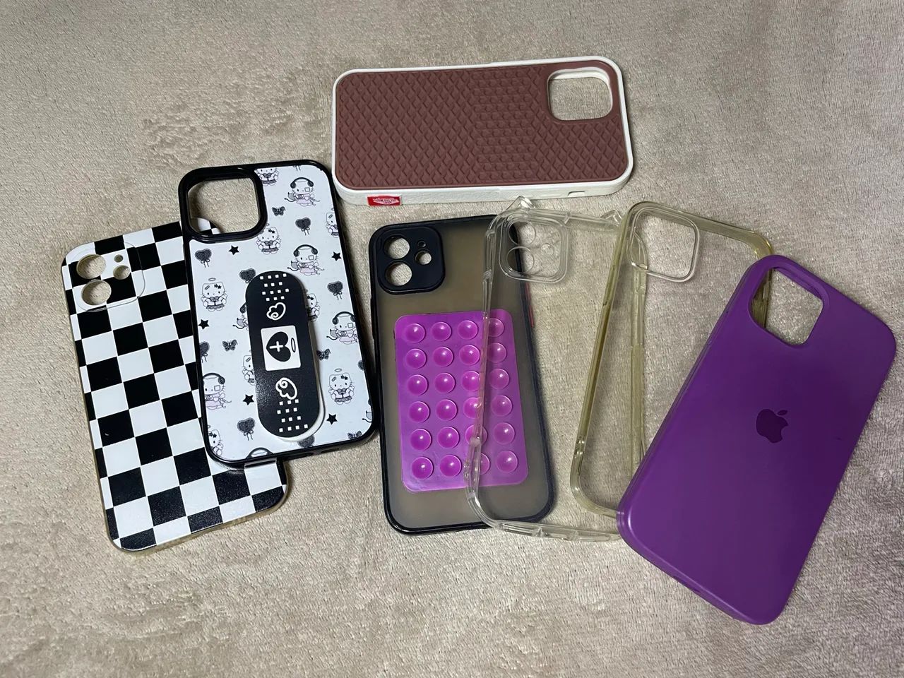 iPhone 12 / 12 PRO: kit com 7 cases 