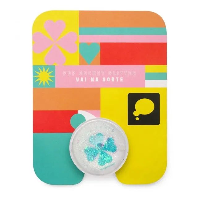 Suporte Para Celular Glitter Vai Na Sorte - Imaginarium - Foto 5