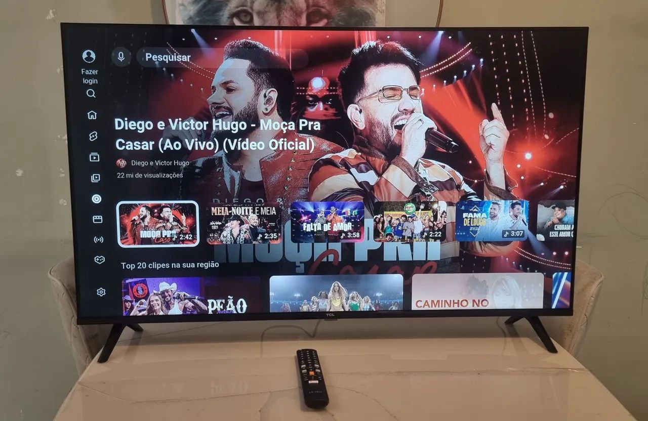 Tv smart TCL 43" Polegadas Full HD - HDR - Bluetooth - Sistema Android -  Bordas infinita - Foto 3